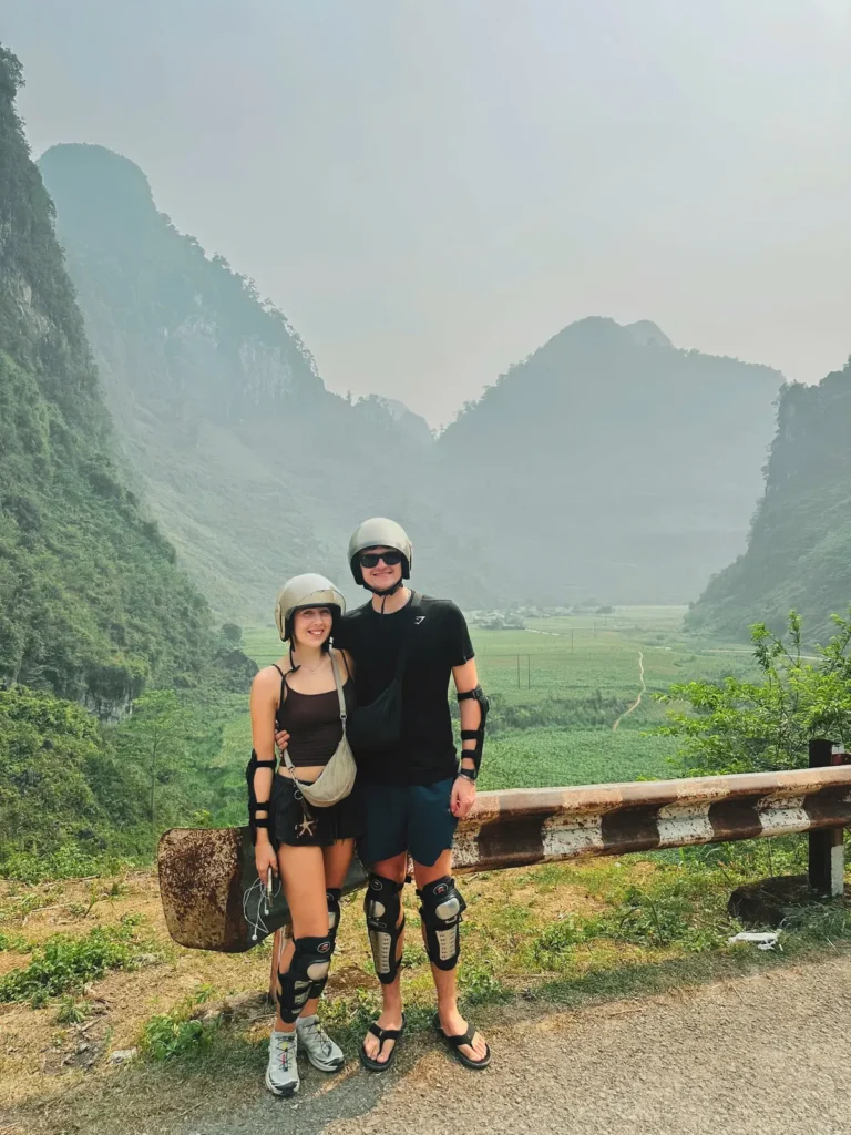 Customer-wear-protective-gear-for-ha-giang-loop